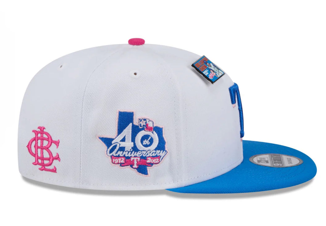 Texas Rangers Big League Chew Cotton Candy 9FIFTY Snapback