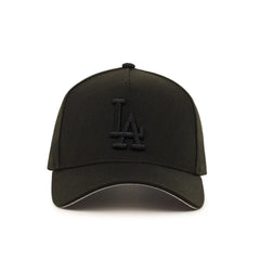 Los Angeles Dodgers Black On Black 9Forty A-Frame Snapback