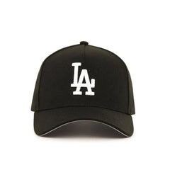 Los Angeles Dodgers Black On White 9Forty A-Frame Snapback