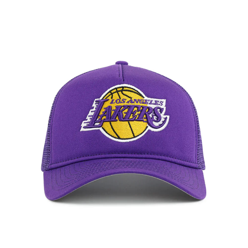 Los Angeles Lakers 9Forty A-Frame Foam Trucker Team Color Snapback