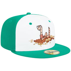 Men's Worcester Red Sox New Era White Theme Nights Wicked Worms of Worcester
