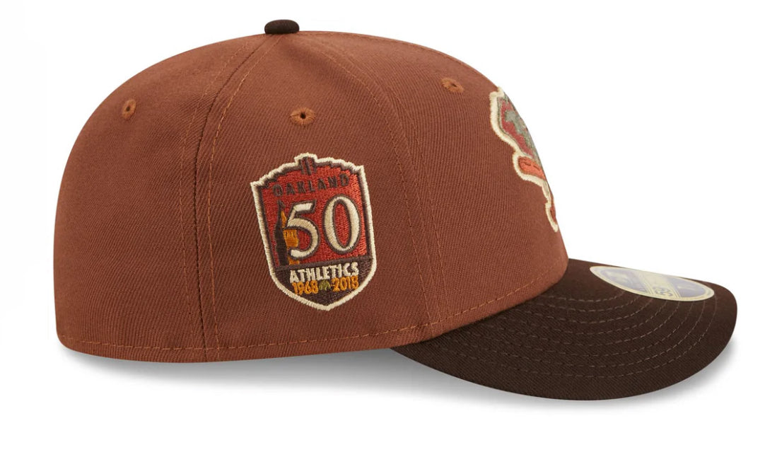 Men Oakland Athletics Velvet Fill Low Profile 59FIFTY Fitted