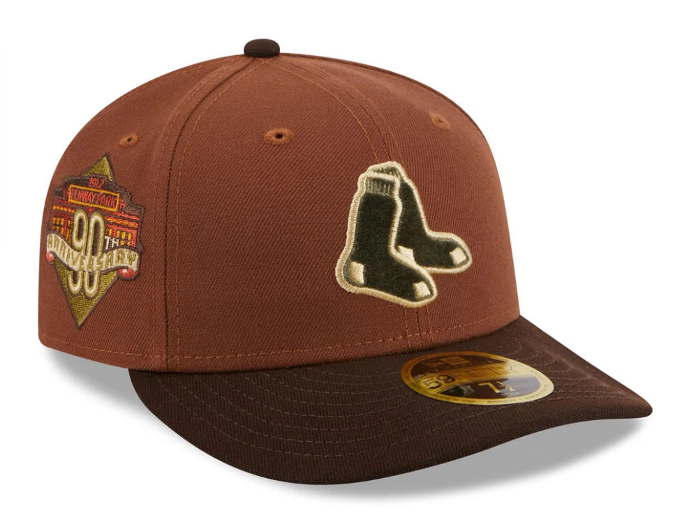 Boston Red Sox Velvet Fill Low Profile 59FIFTY Fitted