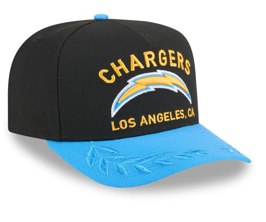 Los Angeles Chargers 2025 Draft 9FIFTY A-Frame Snapback