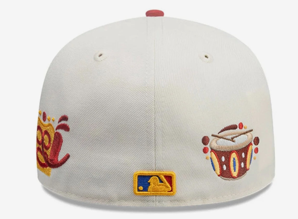 LA Dodgers MLB City Element Colombia Cream 59FIFTY Fitted Cap