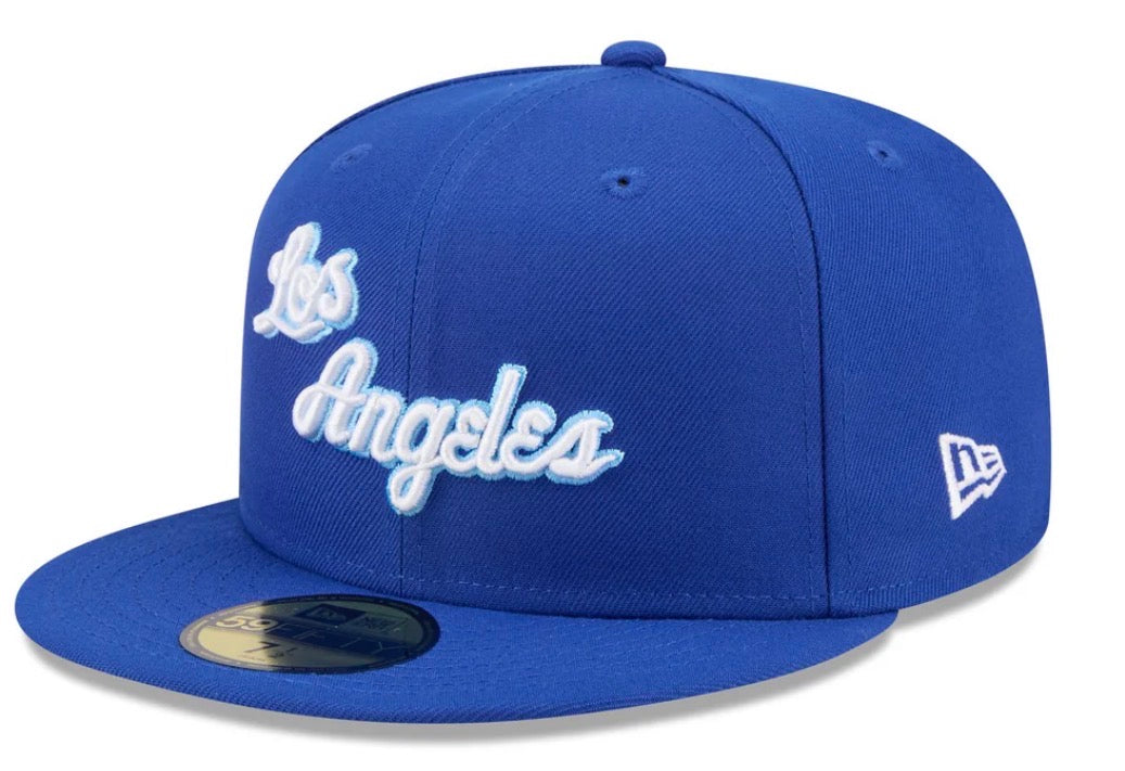 Los Angeles Lakers 1960-1965 Hardwood Classics 59FIFTY Fitted