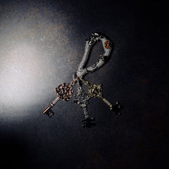 GLD X Bloody Osiris Iced Carabiner + Key Clip On Bundle