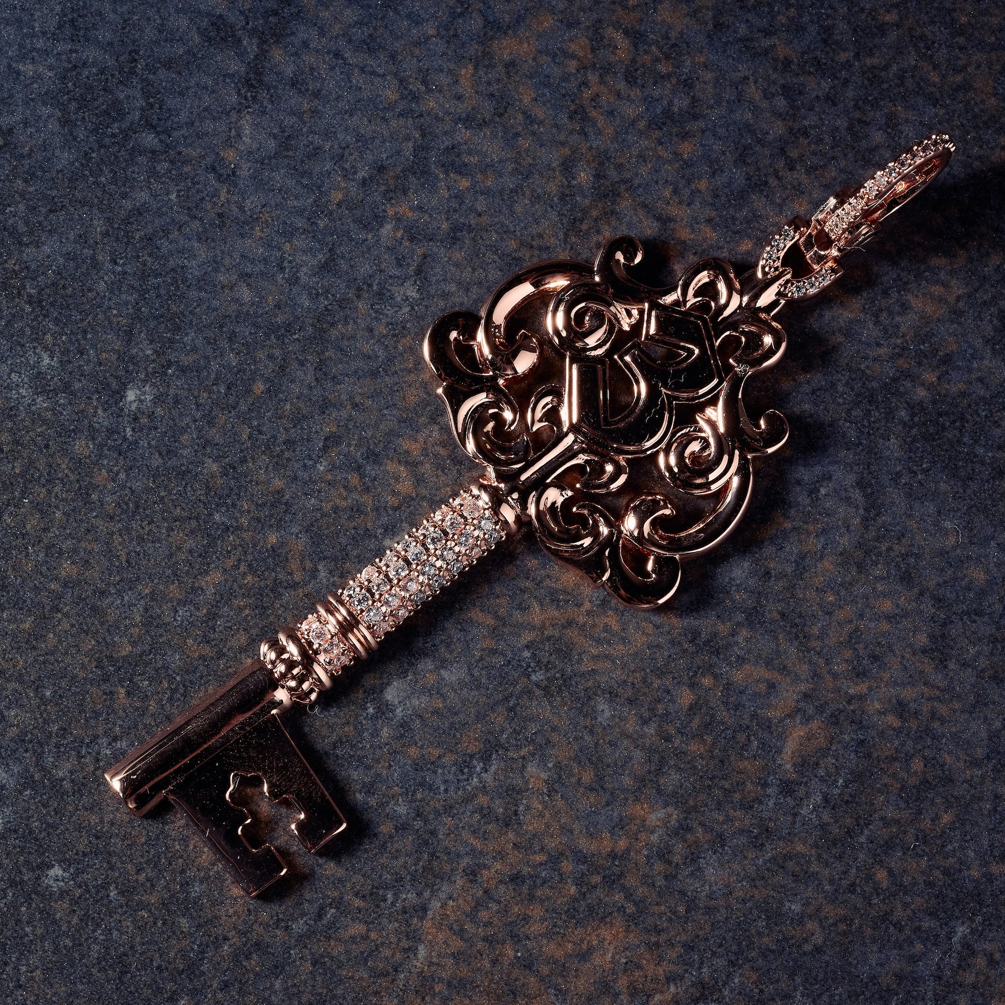 GLD X Bloody Osiris Iced Carabiner + Key Clip On Bundle