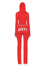 I.AM.GIA X SEXYY RED BLARE HOODIE - RED