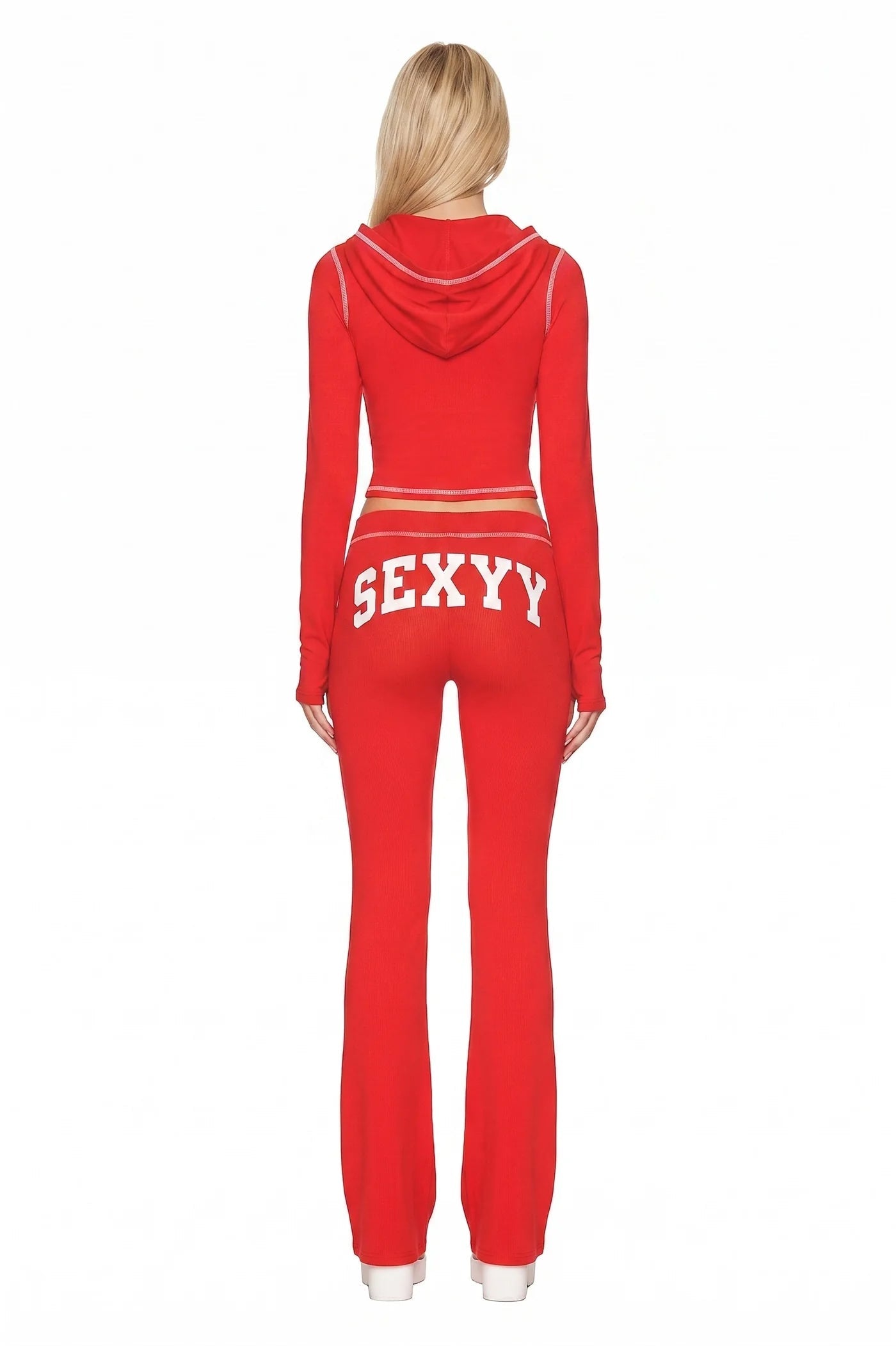 I.AM.GIA X SEXYY RED BLARE HOODIE - RED