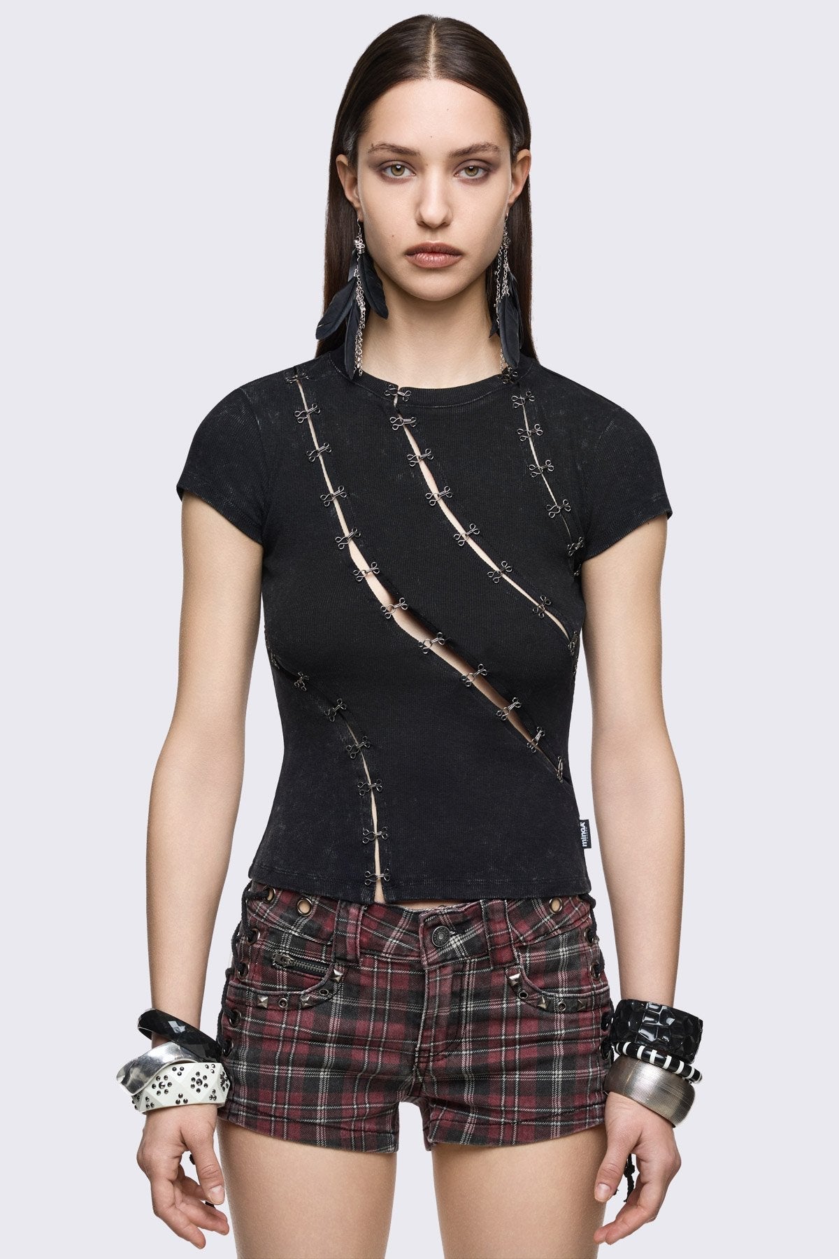 Coal Washed Baby Tee