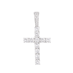 Cross Set in White Gold
