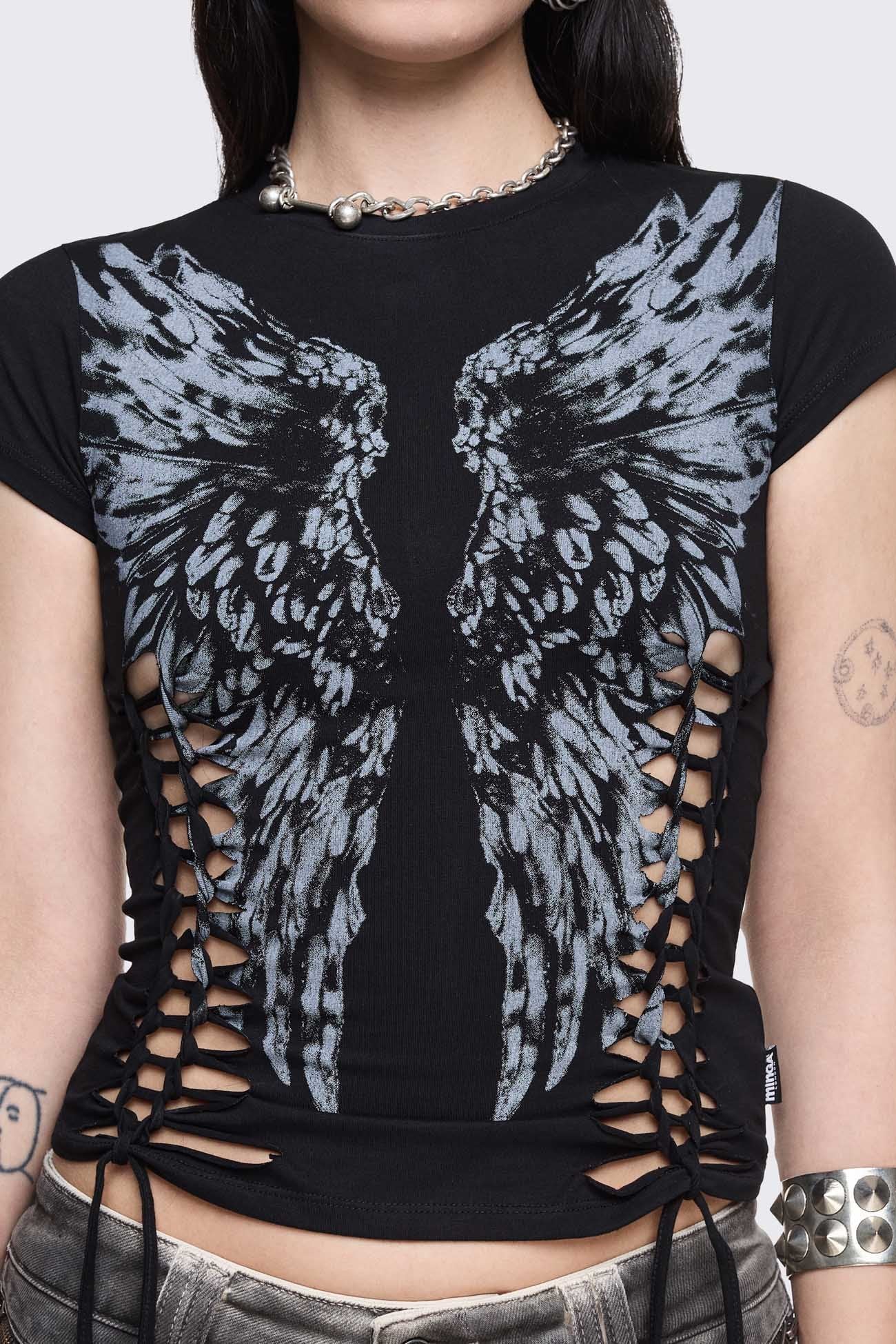 Dynasty Cut-Out Baby Tee