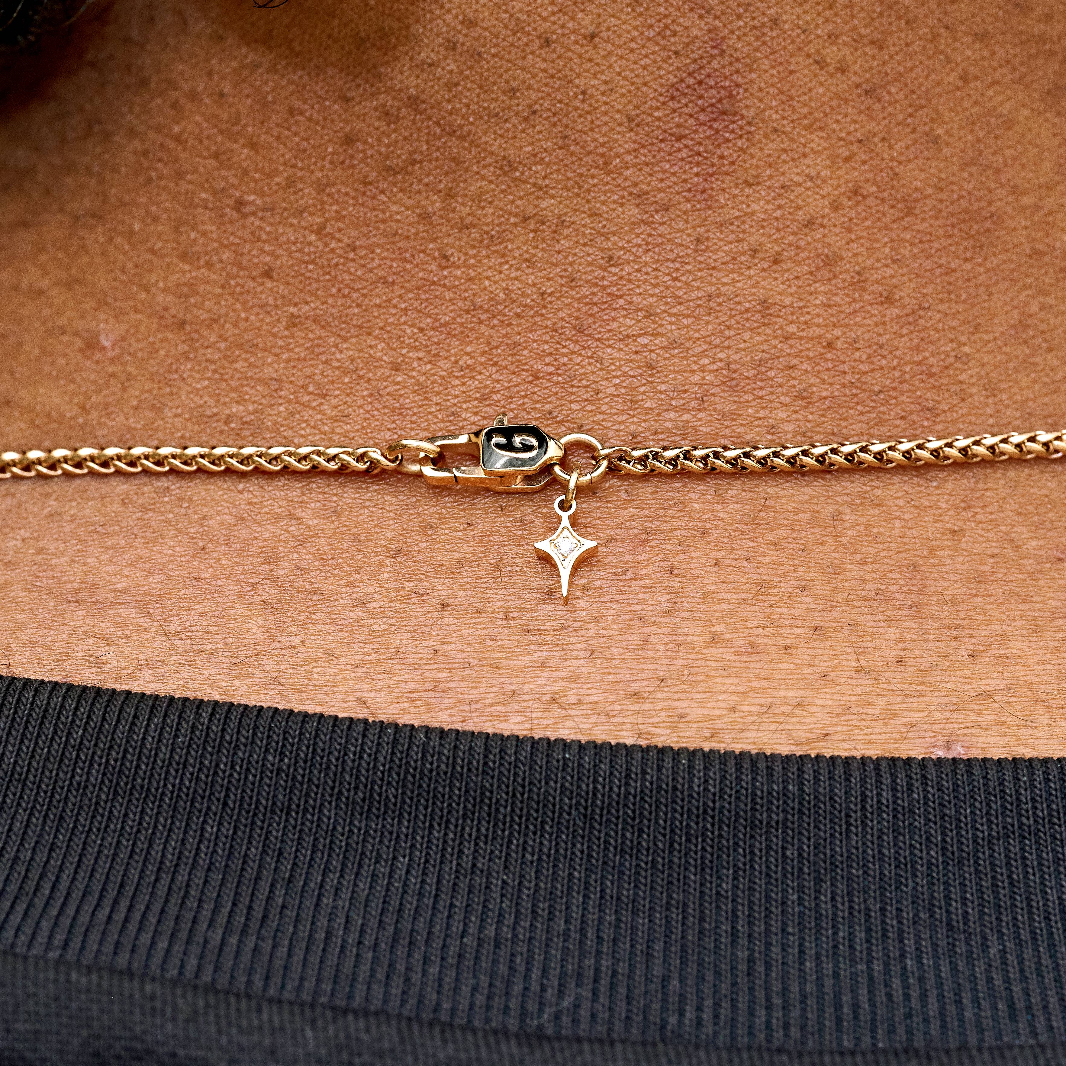 Palm Chain + Bracelet Bundle in Rose Gold - 2MM