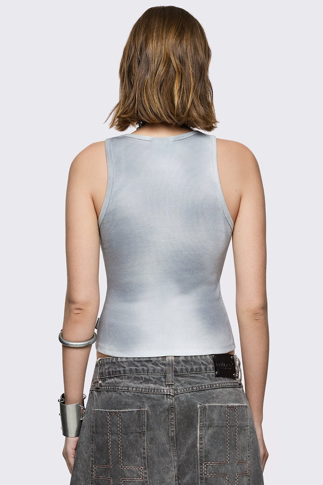 Zinc Washed Vest Top